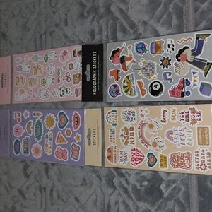 BRAND NEW Lot of 4 Sticker Packs